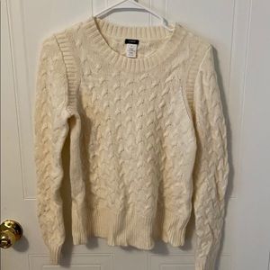 J Crew cream ivory sweater size M